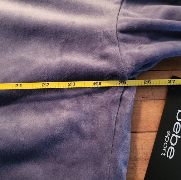 BEBE Sport Velour Soft Cropped Hoodie Size 1X - Picture 5 of 9